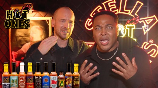 I Tried the Hot Ones Challenge | The Hottest Pepper on the PLANET!!