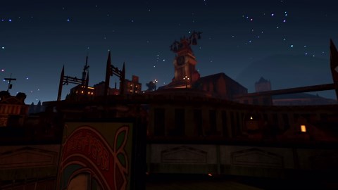 Twilight Town at Night Looks Absolutely Stunning