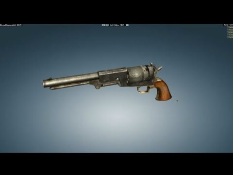 1847_Colt_Walker_Revolver_Disassembly