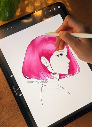 Easy Hair Rendering Techniques with Procreate Brushes