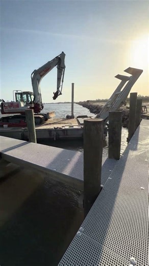 The last boat dock, I will build in my professional career ￼