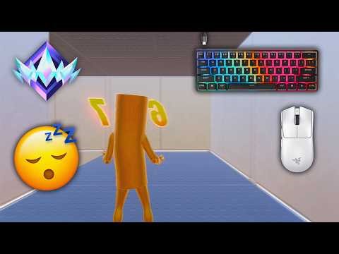 SteelSeries Apex Pro Mini ASMR😴1v1 Piece Control Gameplay🏆Satisfying Fortnite 240FPS 4k