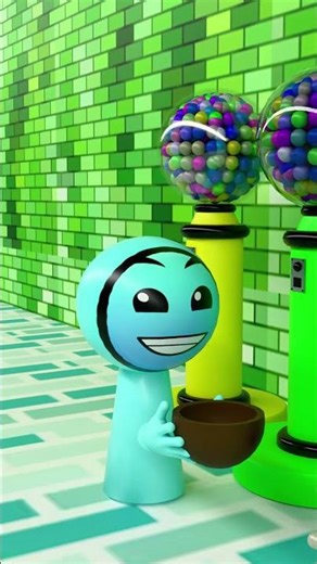 Geometry Dash Water on the hill (Bubble Gum TRICK)