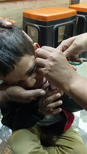 ear👂piercing# Boy ear piercing # shorts #earrings#viral