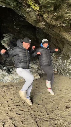 Coordinated Dance in a Cave Setting