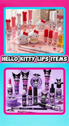 Hello Kitty vs Kuromi 💄 Makeup Battle 😱 #Shorts #Trending #Cute #Viral #Challenge #quiz #pickone