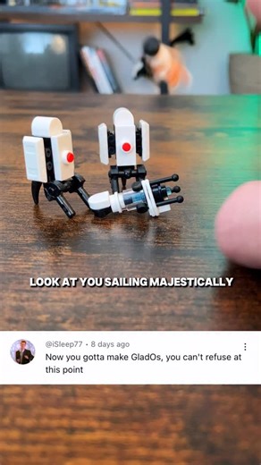 FinCantBuild on Instagram: "Lego Portal 2 GLaDOS We love a woman with no legs #lego #legoreels #portal #portal2 #glados"