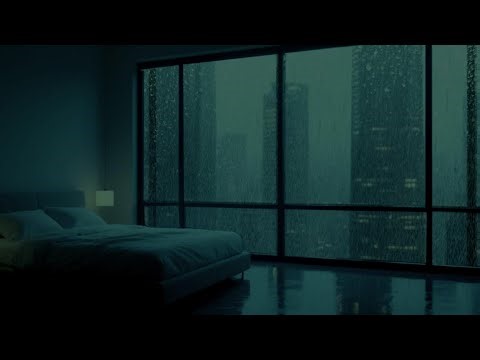 The Sound of Heavy Rain Inside the Apartment A Comfortable Room for Resting and Overcoming Insomnia