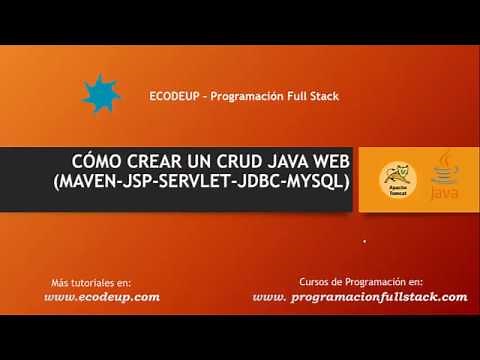 Cómo crear un CRUD Java Web, Maven, Transacciones JDBC, MySQL, Boostrap: Parte I