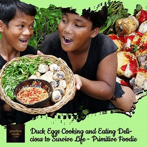 116K views · 1.7K reactions | Duck Eggs Cooking and Eating Delicious to Survive Life - Primitive Foodie I like to eat, and you do? If yes, please like and follow our Primitive Foodie page. | Primitive Foodie | Facebook