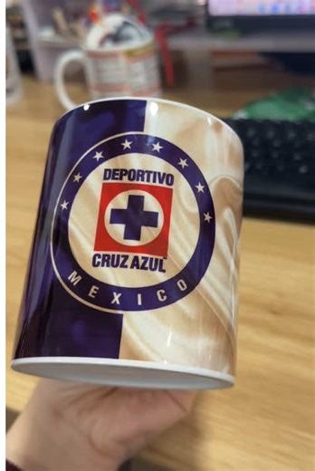 The pride of those who are passionate about the team #footballmug #cruzazul #mexican #soocer #mug
