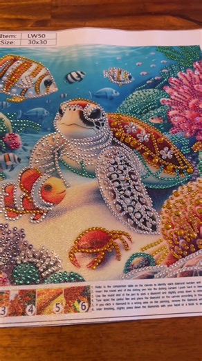 Diamond painting is so therapeutic. #diamondpainting #turtles #therapeutic #rhinestone #diydiamondartkit