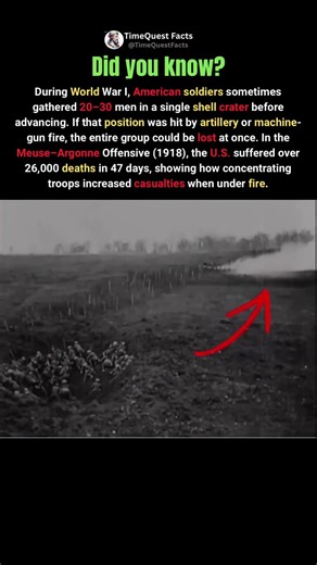 One Shell. One Crater. Dozens of Men #shorts