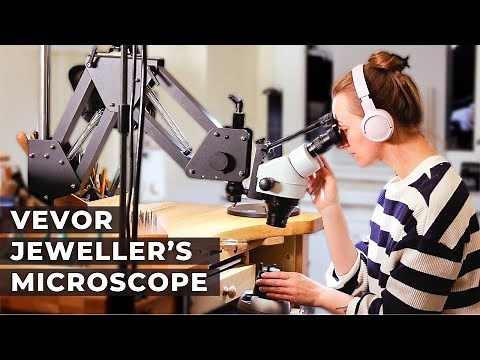 Vevor MICROSCOPE - for stone setting, engraving and more! Precision jeweler's work