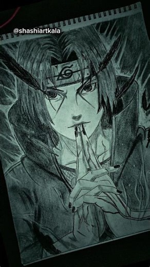 Itachi Uchiha #art#nartuo#animedrawing#itachi#drawing#pendrawing#sketch#animeeart#artwork#artist