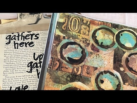 Intuitive Mark Making; simple tips for collaging ! 