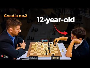 Croatia no.2 takes on the 12-year-old 'Messi of Chess' - GM Ante Brkic vs IM Faustino Oro