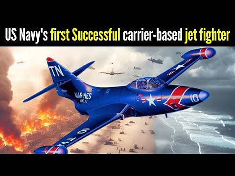Grumman F9F Panther | US Navy's first successful carrier-based jet fighter | first jet fighter