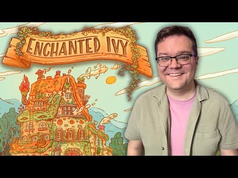 Enchanted Ivy ? | A Cozy Solo Board Game Teach & Play