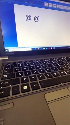 How to press @ at the rate in/on laptop/pc/computer #shorts #views #ytshorts #computereducation