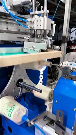 mesin sablon silinder otomatis (automatic cylindrical screen printing machine)