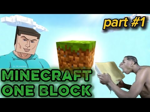 Kid plays Minecraft one block (PART #1)