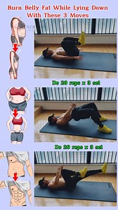 141K views · 1.2K reactions | Burn Belly Fat While Lying Down – Just 3 Moves! #fblifestyle | Exercise Guide | Facebook