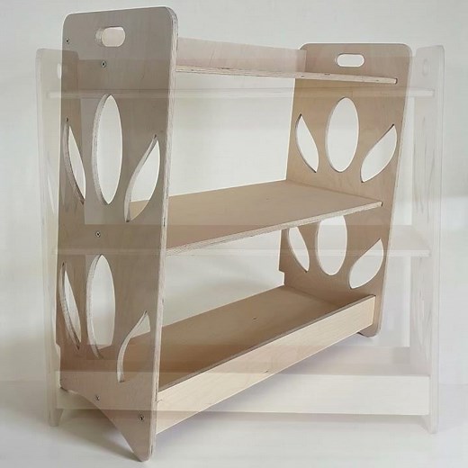 toddler Low display bookcase toy organizer for christmas gift