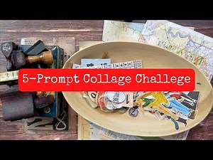 5 Prompt Weekly Collage Challenge/Margarete Miller/#cwplanner16/Working in my Travelers Notebook