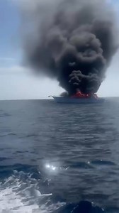 BOAT FIRE: Five people were rescued after their boat caught fire at the Big Rock Blue Marlin Tournament. STORY ➡️ https://www.wral.com/story/5-rescued-when-boat-in-big-rock-fishing-tournament-catches-fire/22049532/ 📹: Paxton Peters | WRAL TV