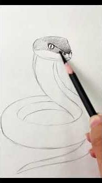 Realistic Snake Drawing Tutorial | साँप की ड्रॉइंग सीखें #go2goart #pencildrawing