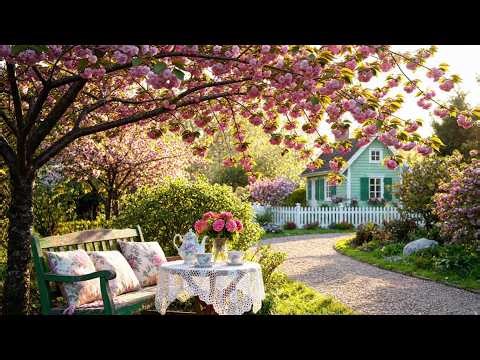 Escape to a Cozy Spring Garden 🌸 Bird Sounds & Peaceful Nature Ambience (4K)