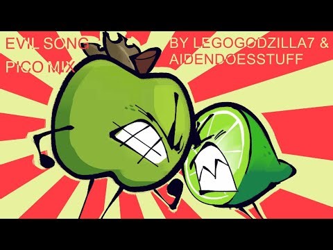 FNF: BFDI 26 (CHARACTER MIX UPDATE!) - Evil Song (Pico Mix)