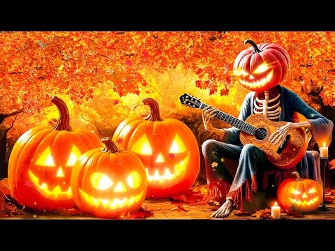 Cozy Autumn Halloween Ambience 🎃🍁 Haunted Mystical Forest 🦉 Owls, Rustling Leaves & Distant Howls