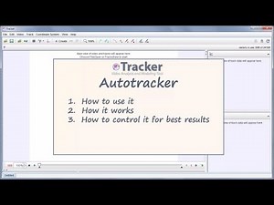 Autotracking with Tracker Tutorial