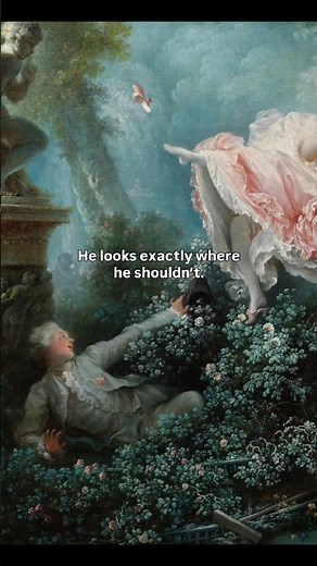 The Swing (1767) #swing #rococo #art #arthistory #history #story #viral #painting