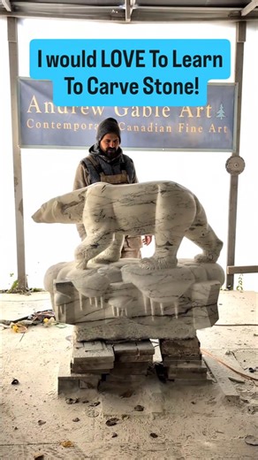 If you've ever wanted to get into SOAPSTONE CARVING. Now you can with my new Online Course. "Intro To Soapstone Bear Carving" It took me years to be able to carve large monumental works but I had to start somewhere. I started small. In my new course, I walk you step by step through the entire process of one of my small soapstone bear carvings. Pay Once - Get Lifetime access. See Link In Bio 💲Dm me for early bird pricing discount code! #soapstonecarvingcourse #stonecarving #soapstone #onlinecour