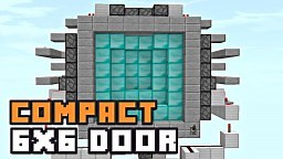 COMPACT 6X6 PISTON DOOR! Minecraft Blog