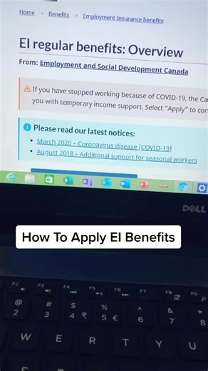 How to Apply EI Benefits and What is their Eligibility? 👉