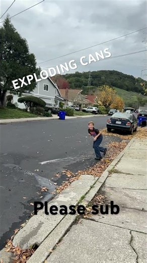 EXLODING CANS #cool #cans #living #youtubeshorts #aura