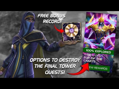 Best Champs To Use In Tower Mode | Final Week Of Top Of The Charts + BONUS FREE RECORD to use!