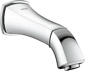 GROHE Grandera Tub Spout, StarLight Chrome (13342000), .5 - Bathtub Faucets - Amazon.com