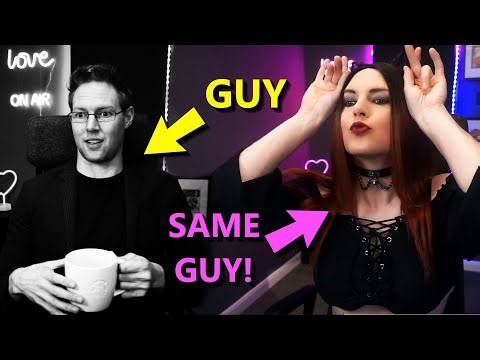 Hot VAMPIRE DEVIL GIRL Halloween - Full Make-up & Crossdressing Evening