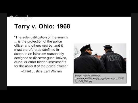 The Supreme Court Precedent Cases: Terry v. Ohio 1968