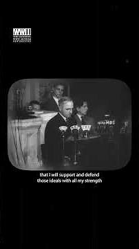 Harry S. Truman Sworn In as President #wwii #history #president