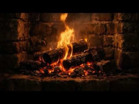 11 Hours of Crackling Fireplace Sounds 🔥 The Perfect Cozy Ambience for Sleep & Stress Relief
