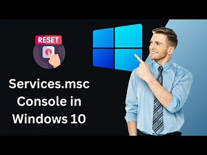 How to Reset Services.msc Console in Windows 10 | GearUpWindows Tutorial