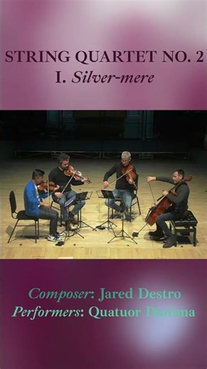 String Quartet No. 2: I. Silver-mere (1/4) #music #shorts #classicalmusic