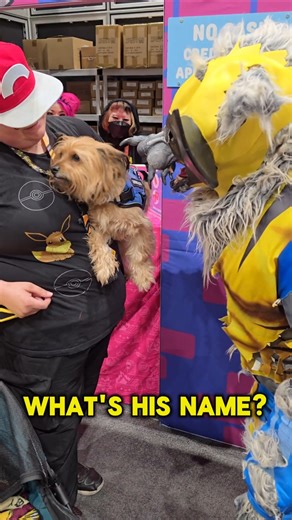 Werewolf Wolverine and Eevee the dog