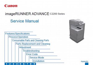 CANON ADVANCE C2220 Service Manual and Parts Manual